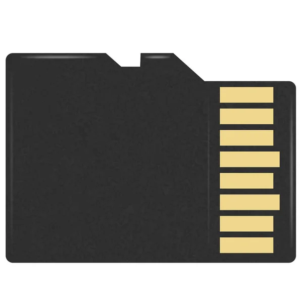 Carte mémoire microSD — Image vectorielle