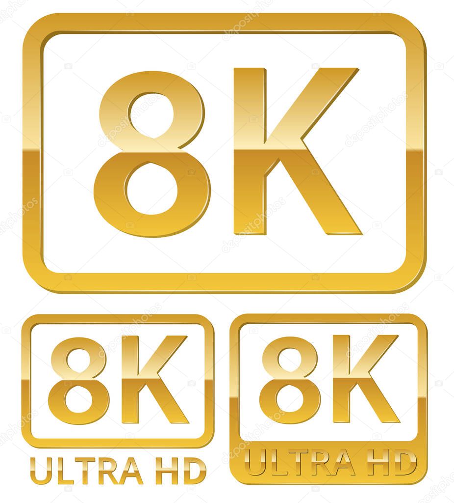 UHD 8K icon