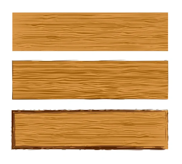 Pannelli di legno vettoriale — Vettoriale Stock