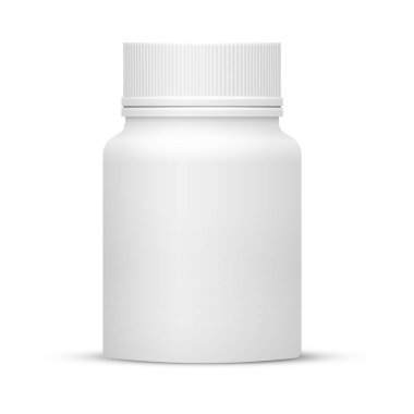 beyaz plastik şişe