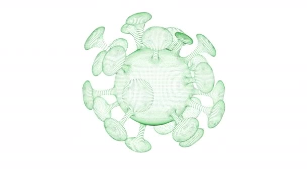 COVID virus model — 图库视频影像