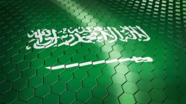 Suudi Arabistan kalkan bayrağı