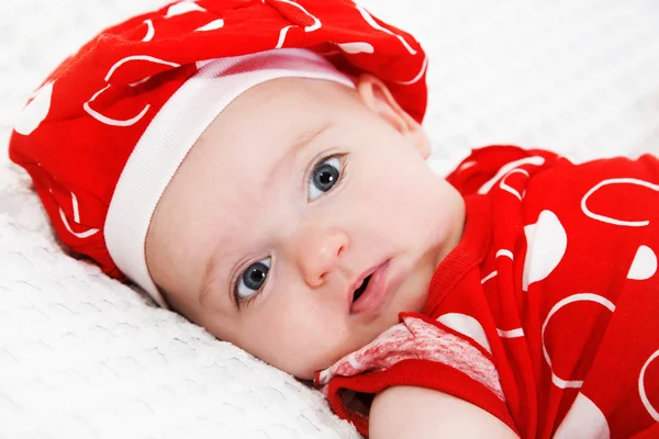 Cute little baby. a large portrait of — Stock Photo, Image