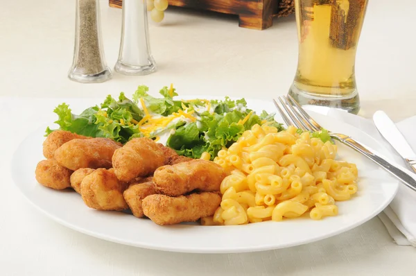 Honey battered chicken strips — Stock Photo, Image