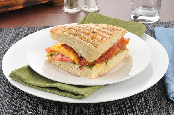 BLT Panini — Stockfoto