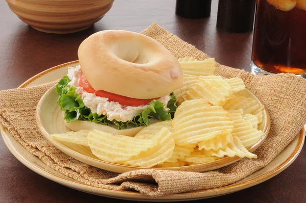 Chicken salad sandwich — Stock Photo, Image