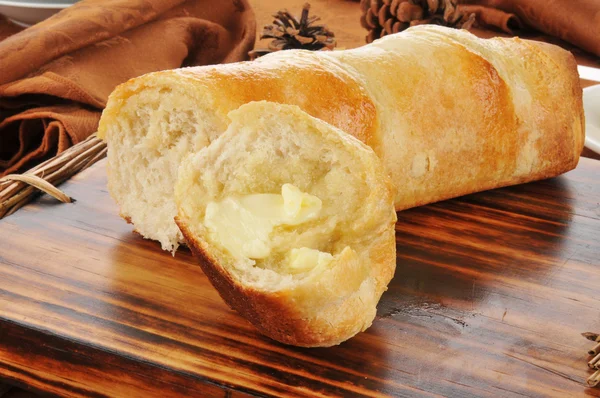 Gorący chleb francuski — Zdjęcie stockowe