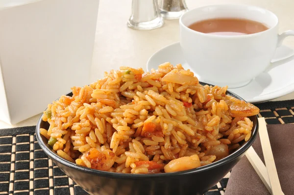 Shrimp stir fry — Stock Photo, Image