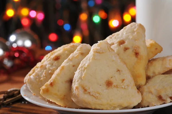 Caramel toffee scones at Christmas Stock Image