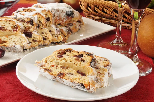 Christmas stollen — Stockfoto