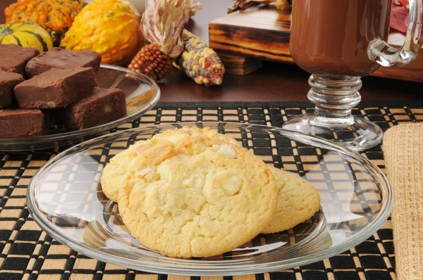 Biscoitos de macadâmia — Fotografia de Stock