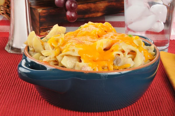 Tuna noodle casserole — Stock Photo, Image