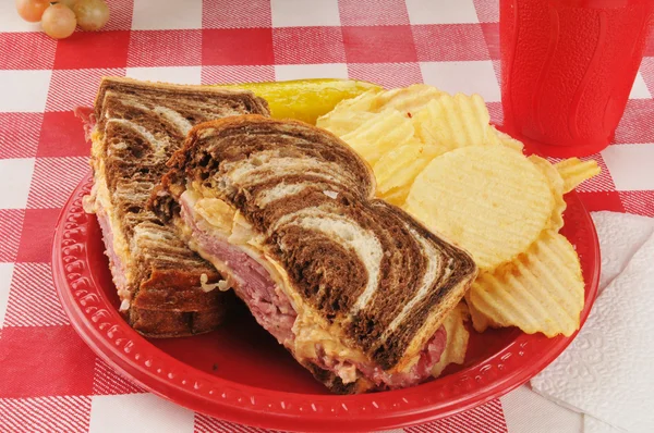 Reuben sandwich — Stock Photo, Image