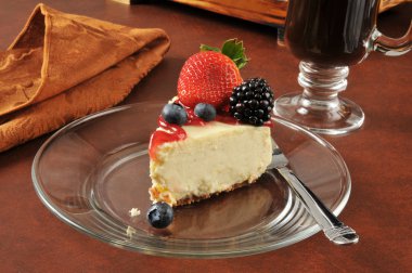 gorumet peynirli kek ve kahve