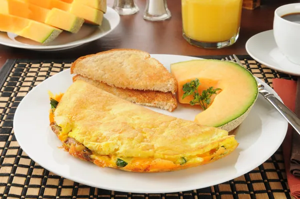 Ontbijt omelet — Stockfoto