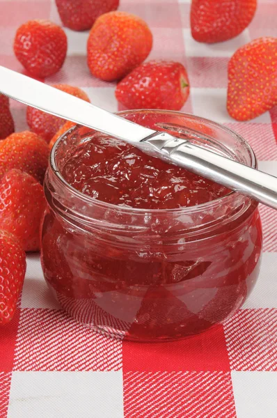 Marmellata di fragole — Foto Stock