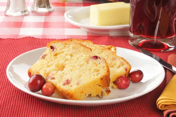 Cranberry bread — Stock Photo, Image