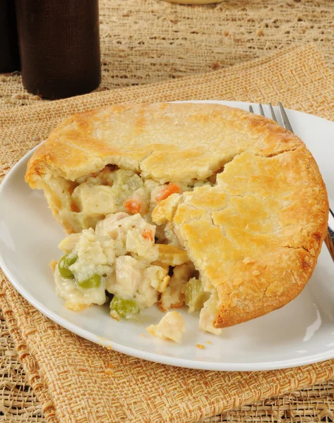 Kyckling pot-pie — Stockfoto