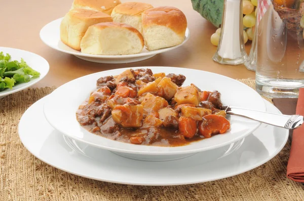 Hearty beef stew — Stock Photo, Image