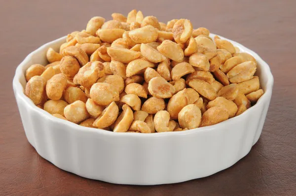 Amendoins Closeup — Fotografia de Stock