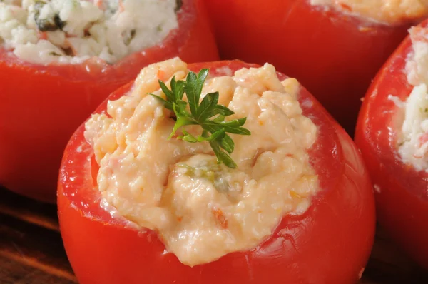 Tomate recheado — Fotografia de Stock