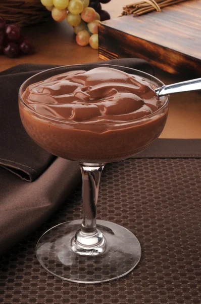 Chocolate pudding — Stock Photo, Image