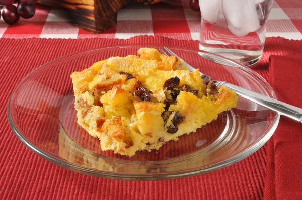 Delicious bread pudding — Stock Photo, Image