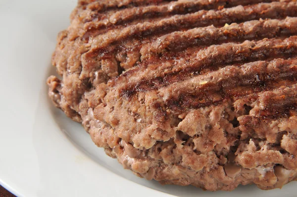 Hamburger patty closeup — Stock Photo, Image