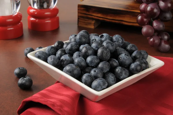 Organic blueberries — Stock Photo, Image