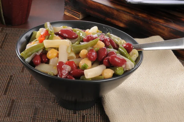 Four bean salad — Stock Photo, Image