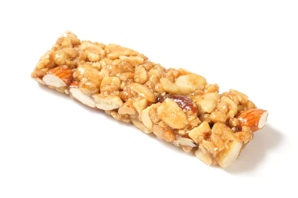 Fruit and nut power bar — Stock Photo, Image