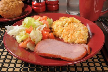jamón y patatas