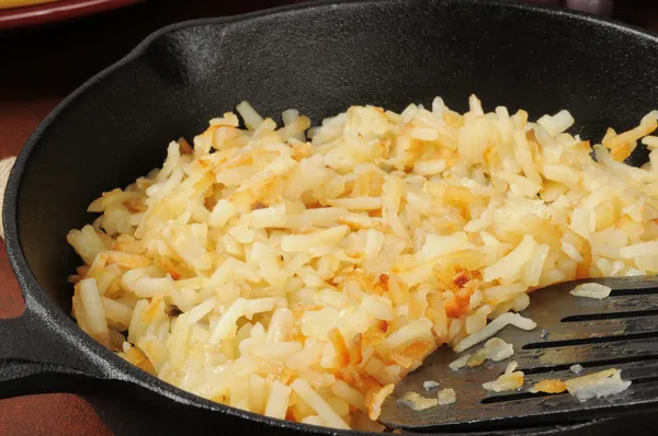Hash cartofi maro closeup — Fotografie, imagine de stoc