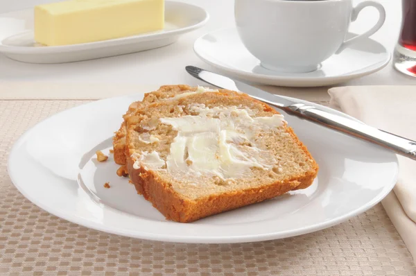 Banana nut bread — Stock Photo, Image