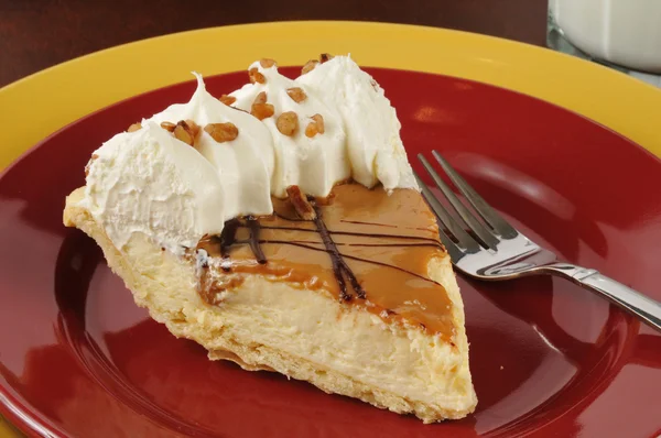 Dulce de Leche cream pie — Stock Photo, Image
