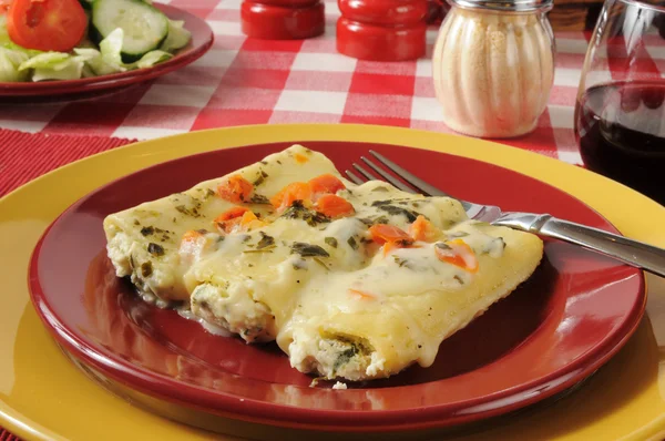 Stuffed cannelloni — Stock Photo, Image