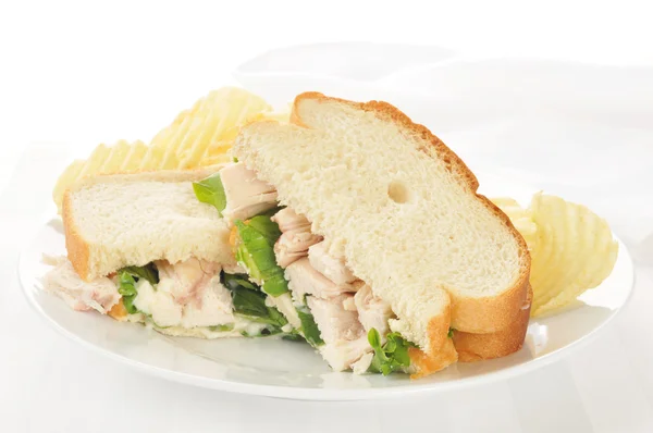 Sandwich de pui — Fotografie, imagine de stoc