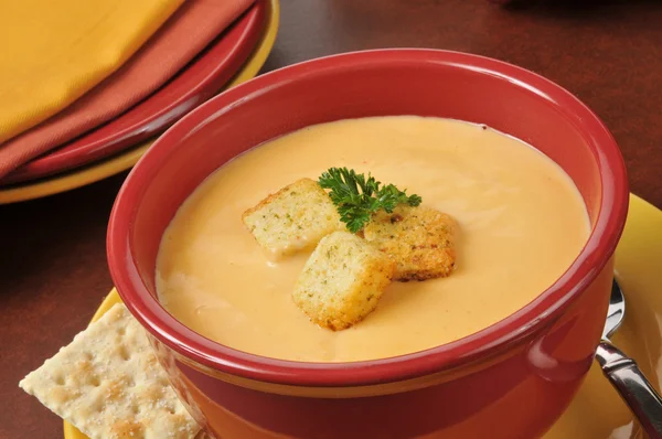 Lobster bisque with sherry — Stock Photo, Image