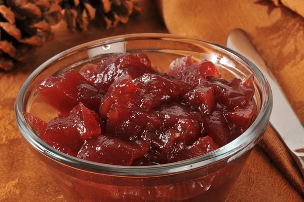 Cranberry sauce — Stock Photo, Image