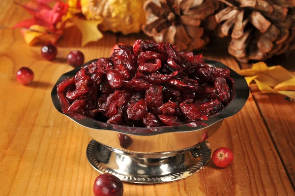 Kurutulmuş cranberries — Stok fotoğraf