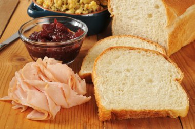 Turkije sandwich ingrediënten