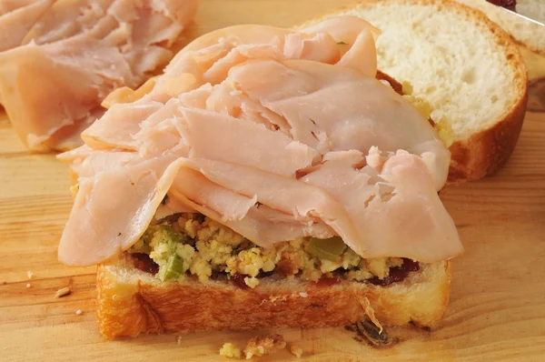 Turkey sandwich fixings — Stock Photo, Image