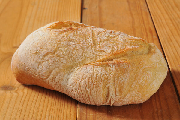 Loaf of Ciabatta Bread