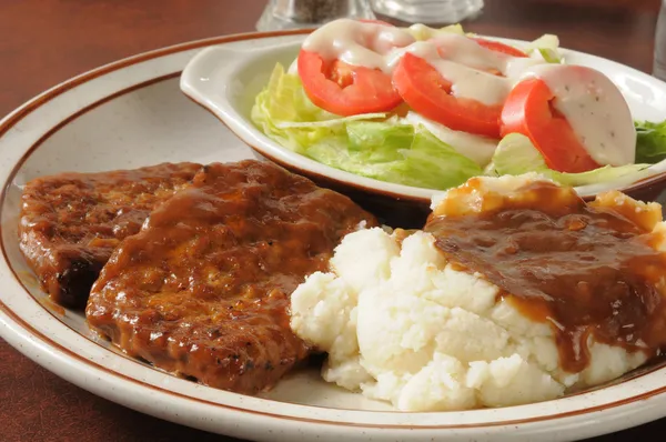 Meatloaf dinner — Stock Photo, Image