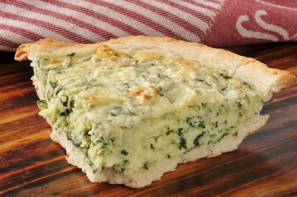 Quiche Florentine — Stock Photo, Image