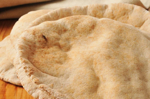 Whole wheat pita bread — Stock Photo, Image