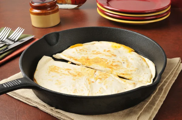 Quesadillas de queso cheddar —  Fotos de Stock