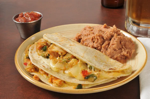 Quesadillas di pollo — Foto Stock