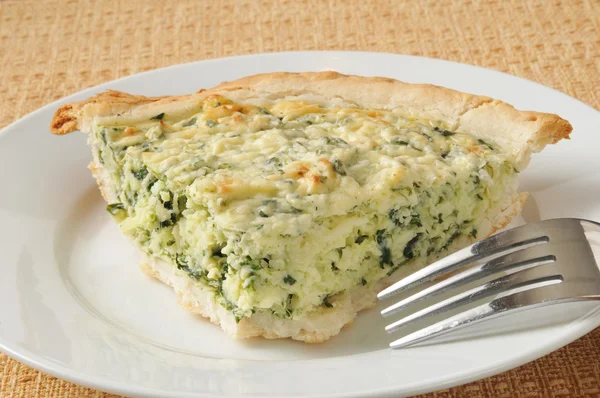 Quiche Florentine — Stock Photo, Image