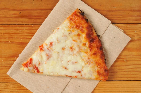 Slice of cheese pizza — Stock Photo, Image